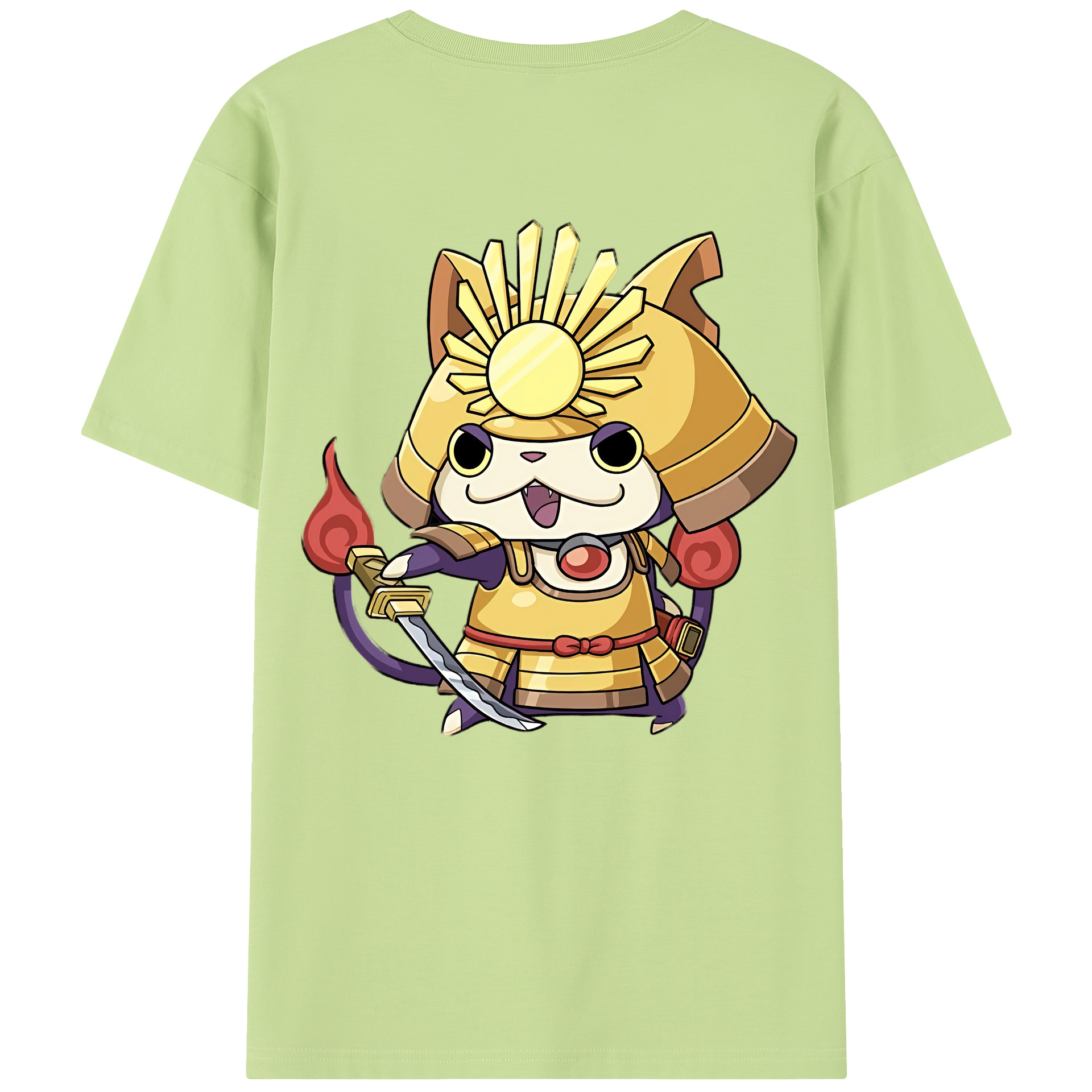 （画像用） 妖怪ウォッチ Yo-kai Watch 綿100％半袖Tシャツ（背面プリント）
